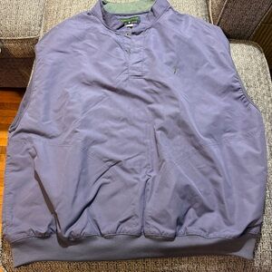 Men's Purple Sleeveless Golf Jacket